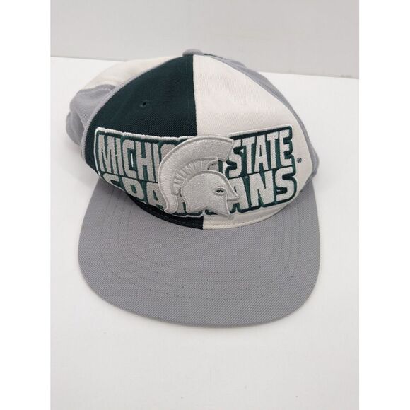 Vintage Starter The Natural Michigan State Spartans Wool Blend Snapback Hat RARE - Picture 1 of 6